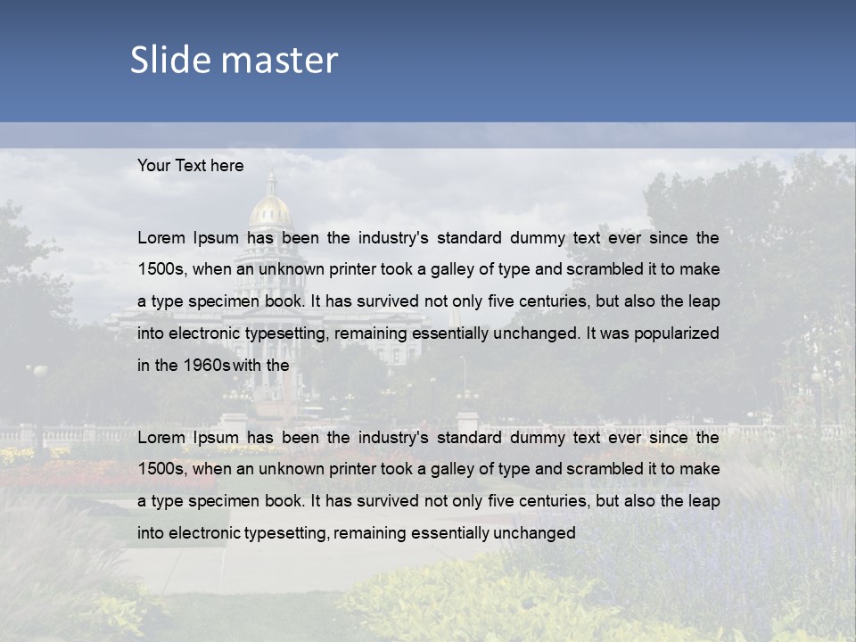 Multilevel Sale Mall PowerPoint Template