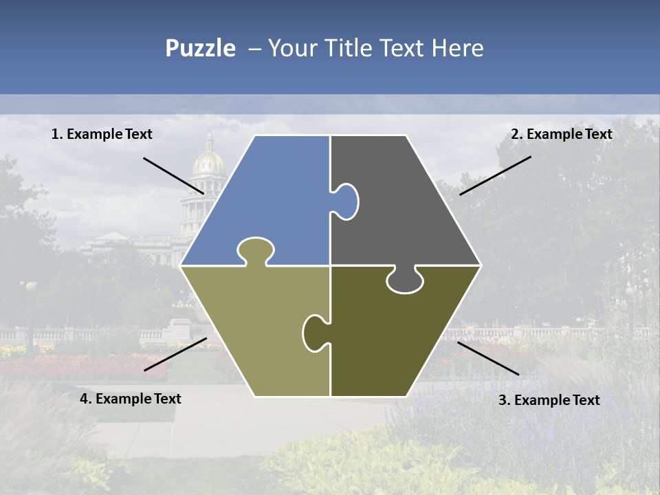 Multilevel Sale Mall PowerPoint Template