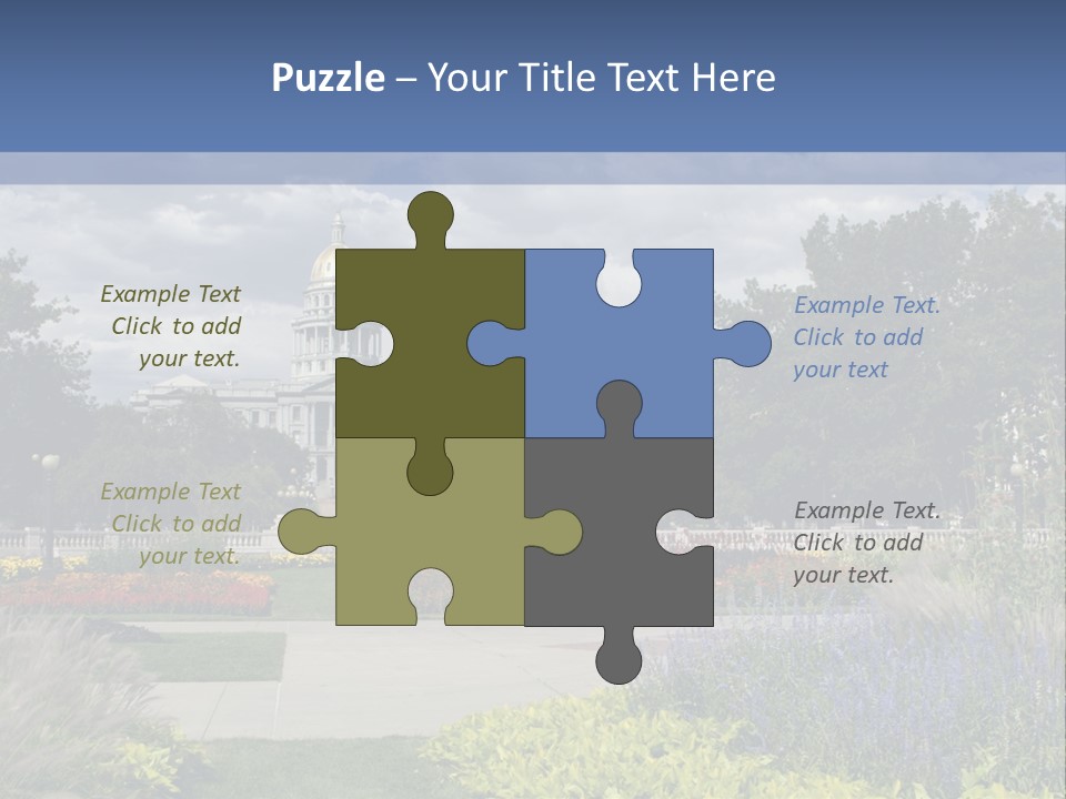 Multilevel Sale Mall PowerPoint Template
