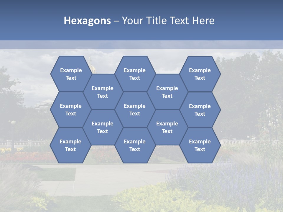 Multilevel Sale Mall PowerPoint Template