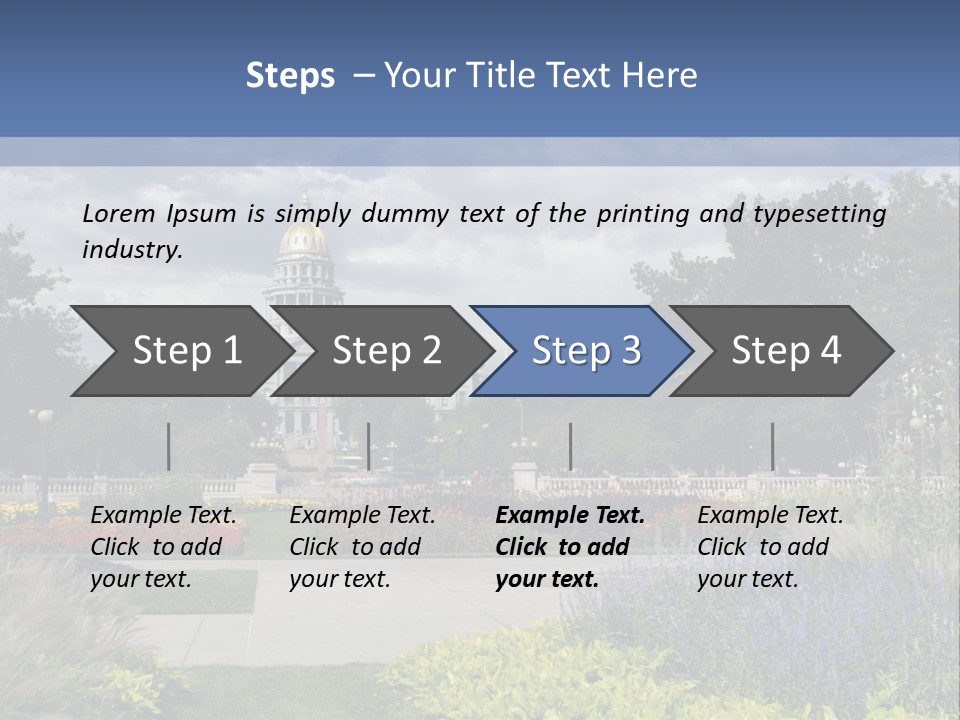 Multilevel Sale Mall PowerPoint Template