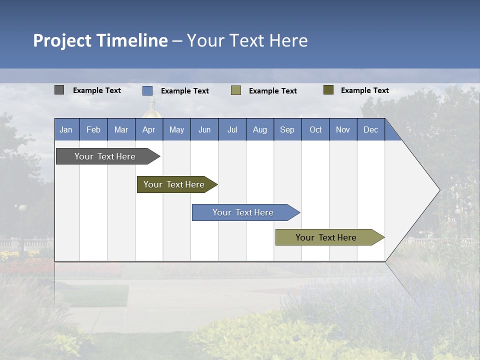 Multilevel Sale Mall PowerPoint Template