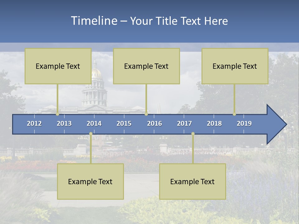 Multilevel Sale Mall PowerPoint Template