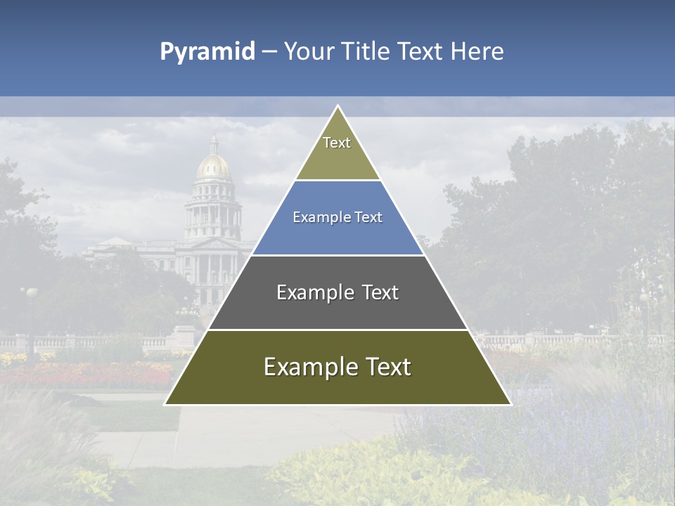 Multilevel Sale Mall PowerPoint Template
