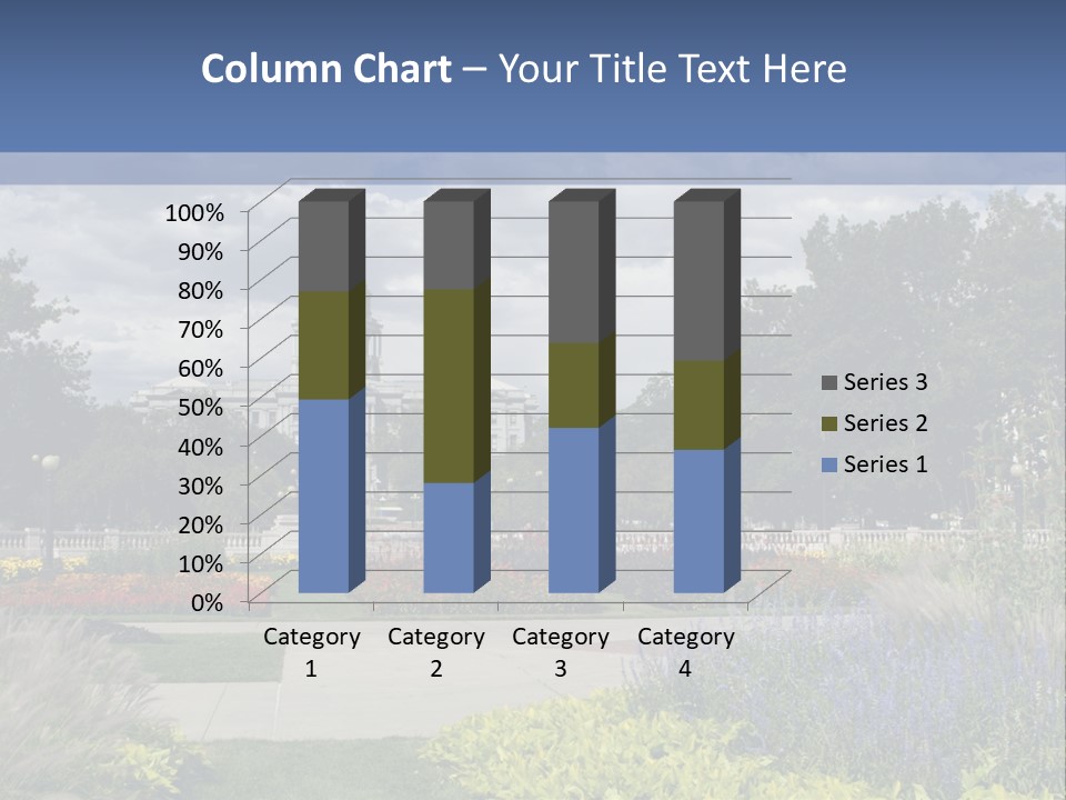 Multilevel Sale Mall PowerPoint Template