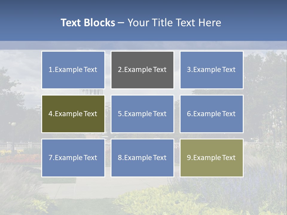 Multilevel Sale Mall PowerPoint Template