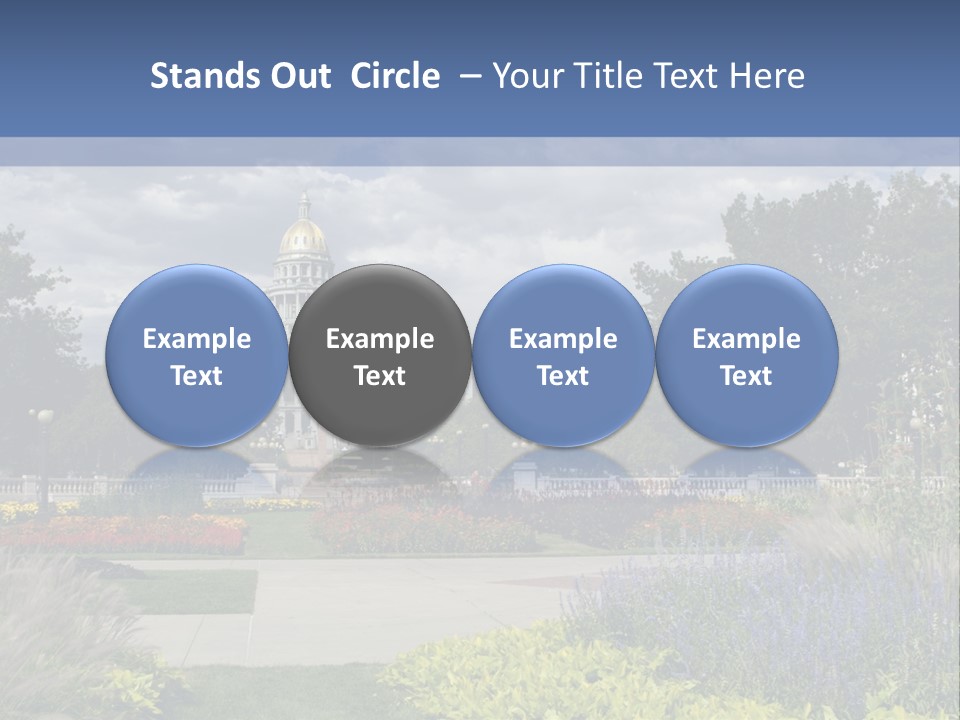 Multilevel Sale Mall PowerPoint Template