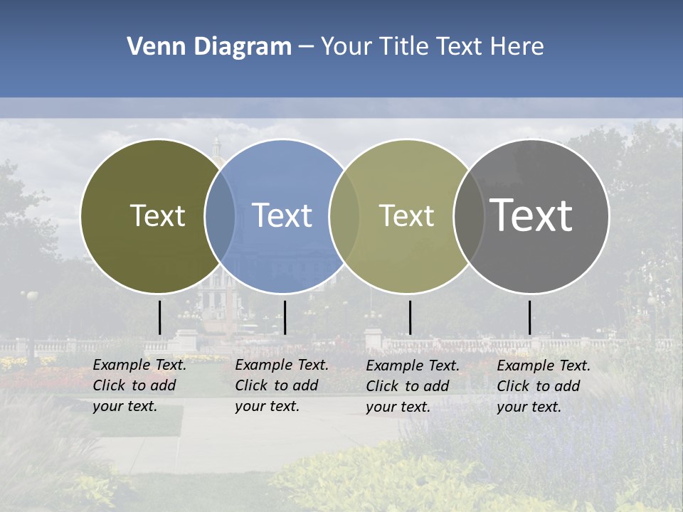 Multilevel Sale Mall PowerPoint Template
