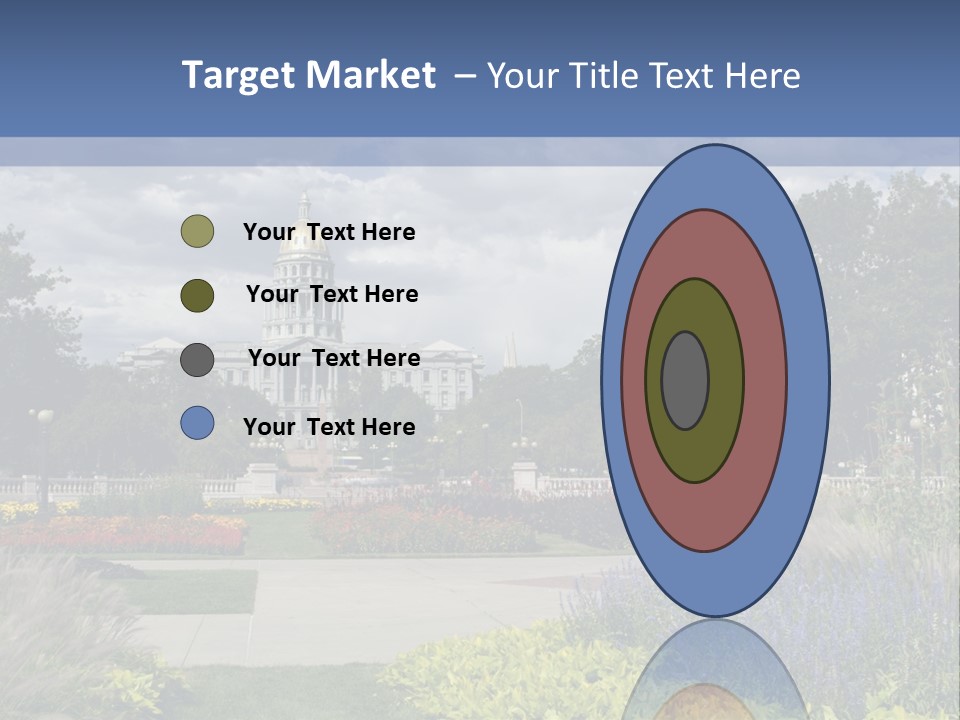 Multilevel Sale Mall PowerPoint Template