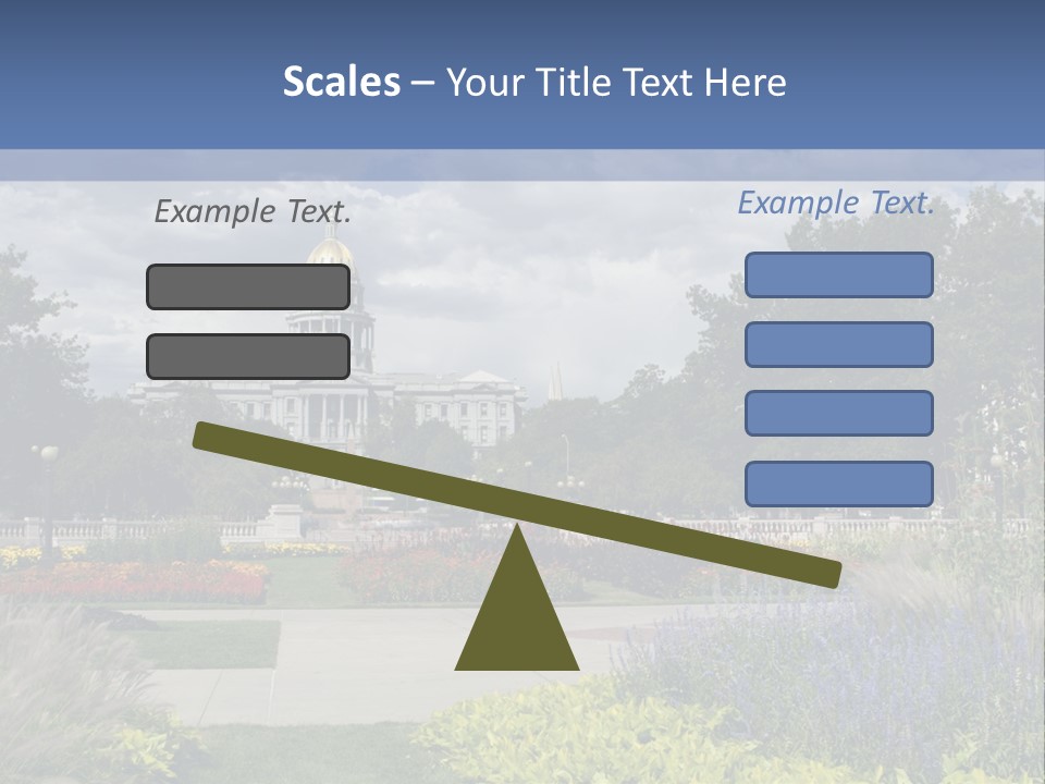 Multilevel Sale Mall PowerPoint Template