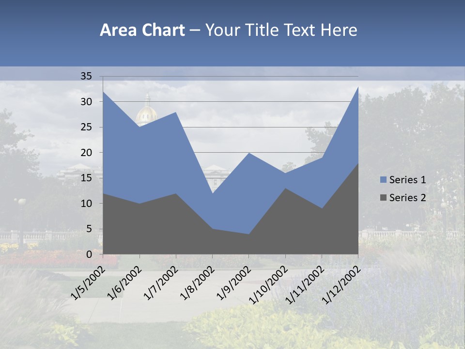 Multilevel Sale Mall PowerPoint Template