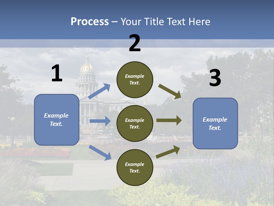Multilevel Sale Mall PowerPoint Template