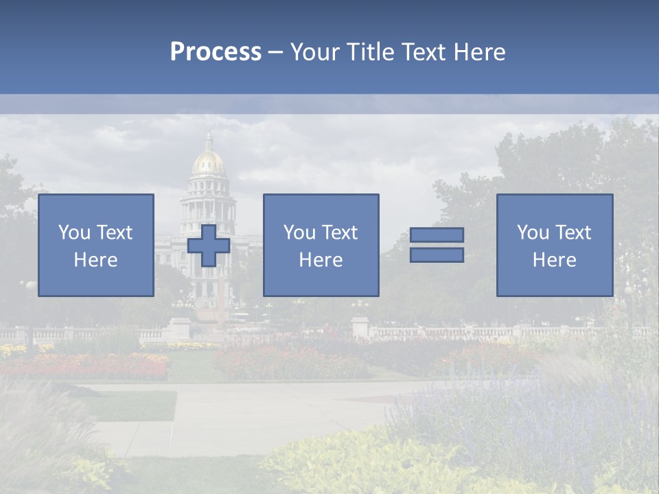 Multilevel Sale Mall PowerPoint Template