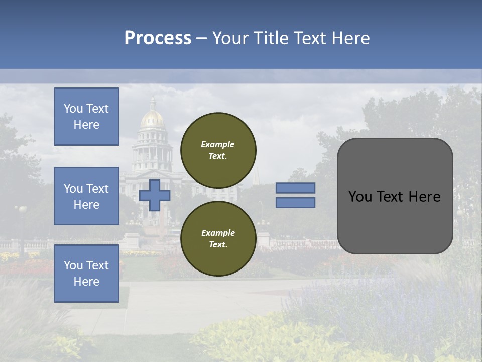 Multilevel Sale Mall PowerPoint Template
