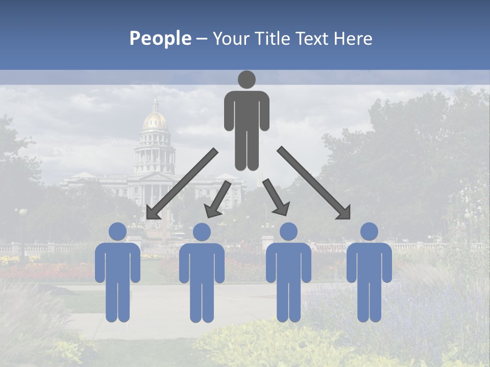 Multilevel Sale Mall PowerPoint Template