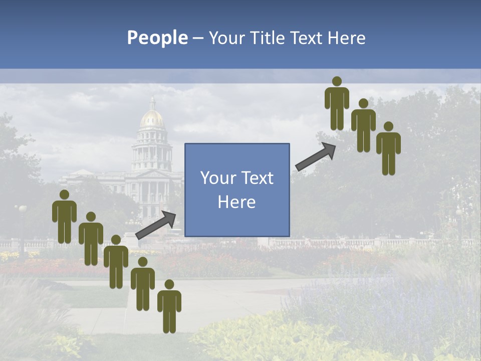 Multilevel Sale Mall PowerPoint Template