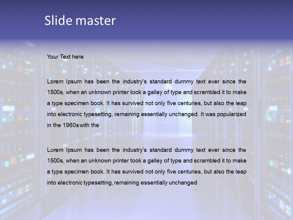 Economics Buy Alley PowerPoint Template