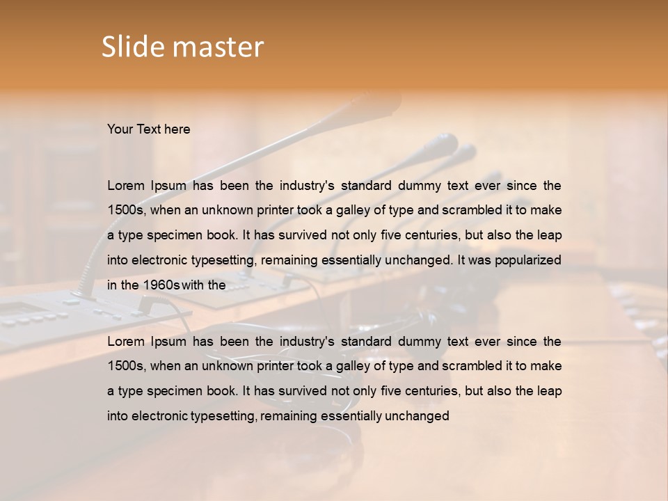 Store Economics Financial PowerPoint Template