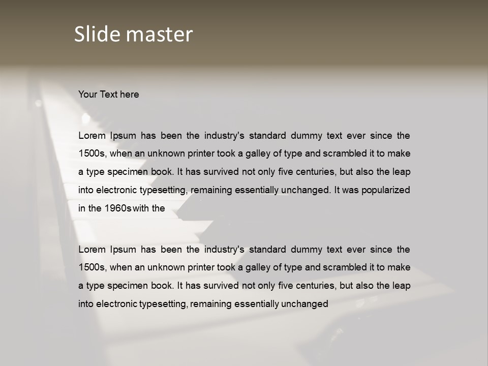 Merchandise Alley Busy PowerPoint Template