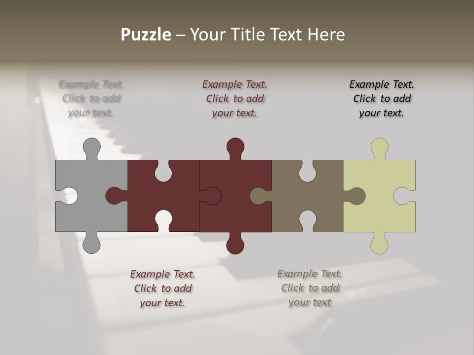 Merchandise Alley Busy PowerPoint Template