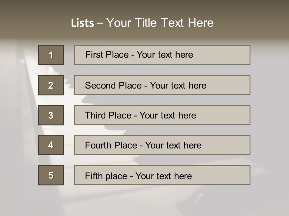 Merchandise Alley Busy PowerPoint Template