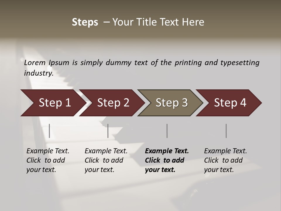 Merchandise Alley Busy PowerPoint Template