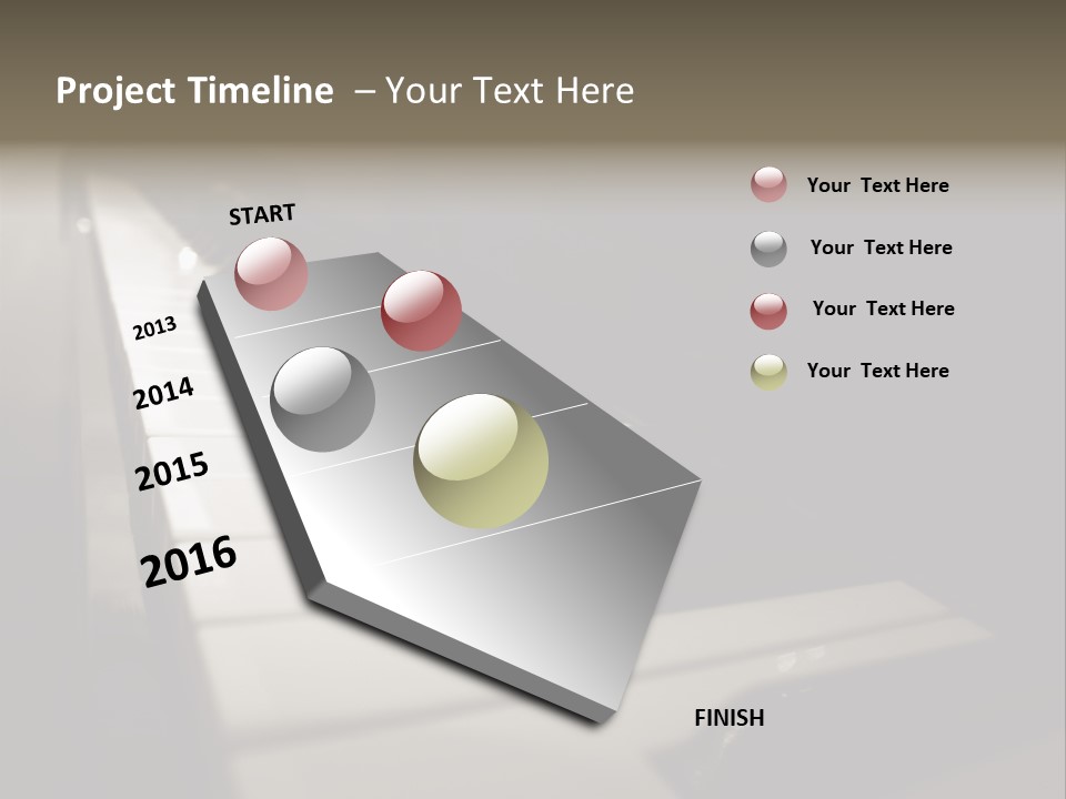 Merchandise Alley Busy PowerPoint Template