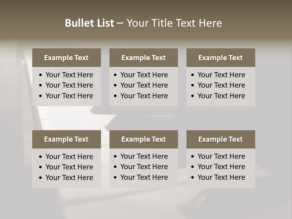 Merchandise Alley Busy PowerPoint Template