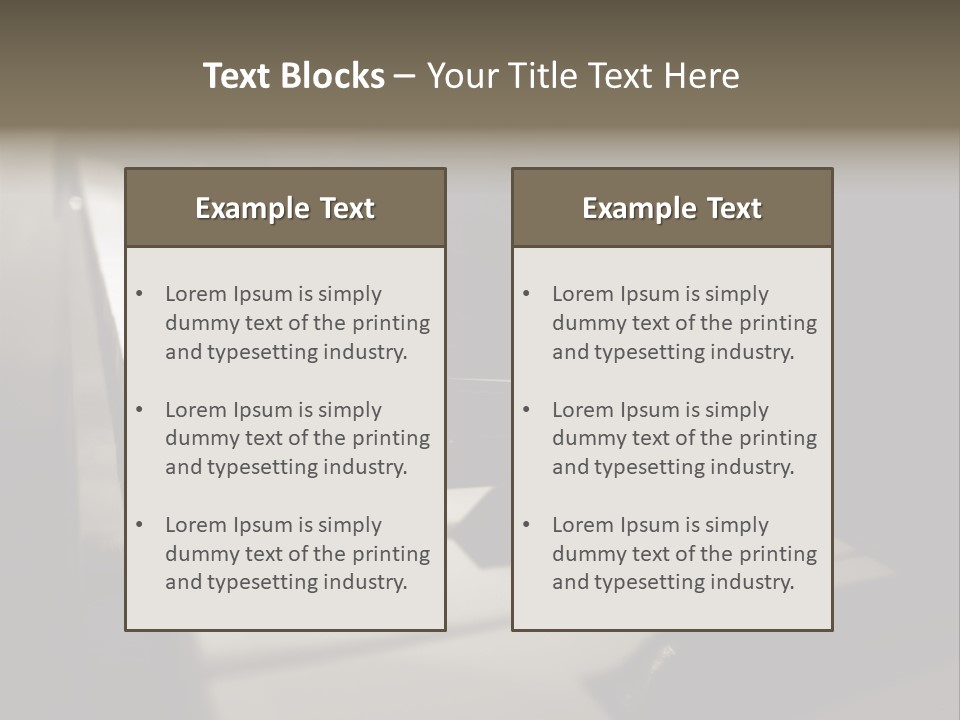 Merchandise Alley Busy PowerPoint Template