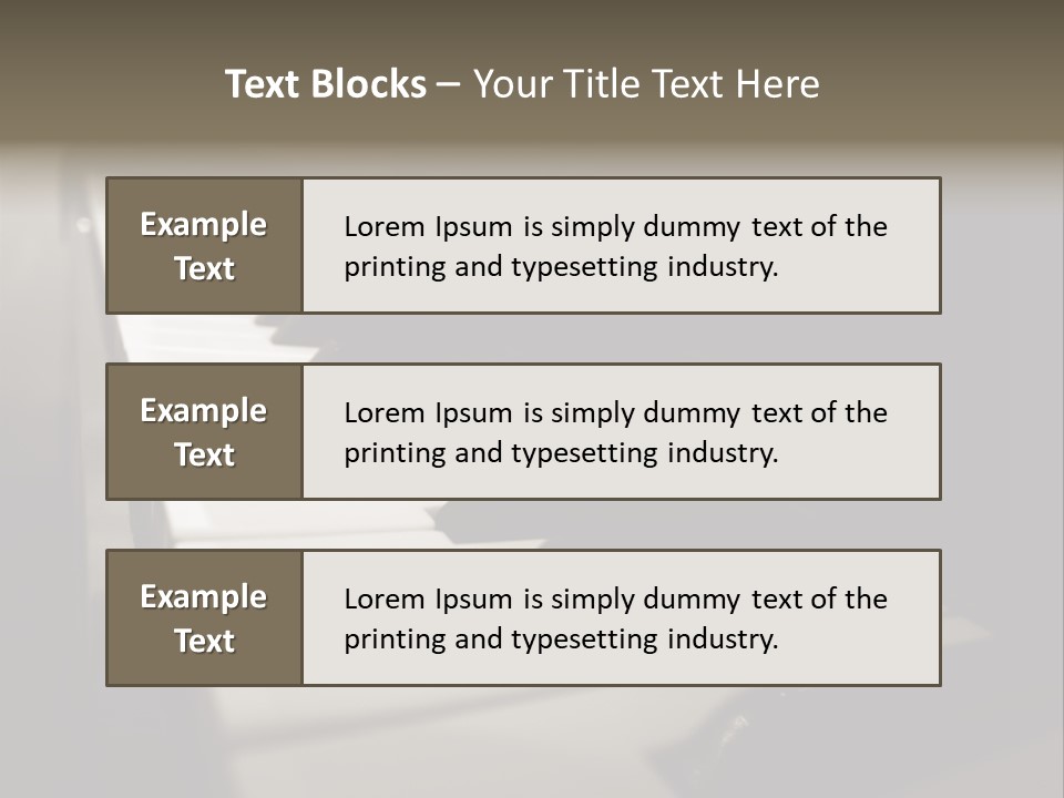 Merchandise Alley Busy PowerPoint Template