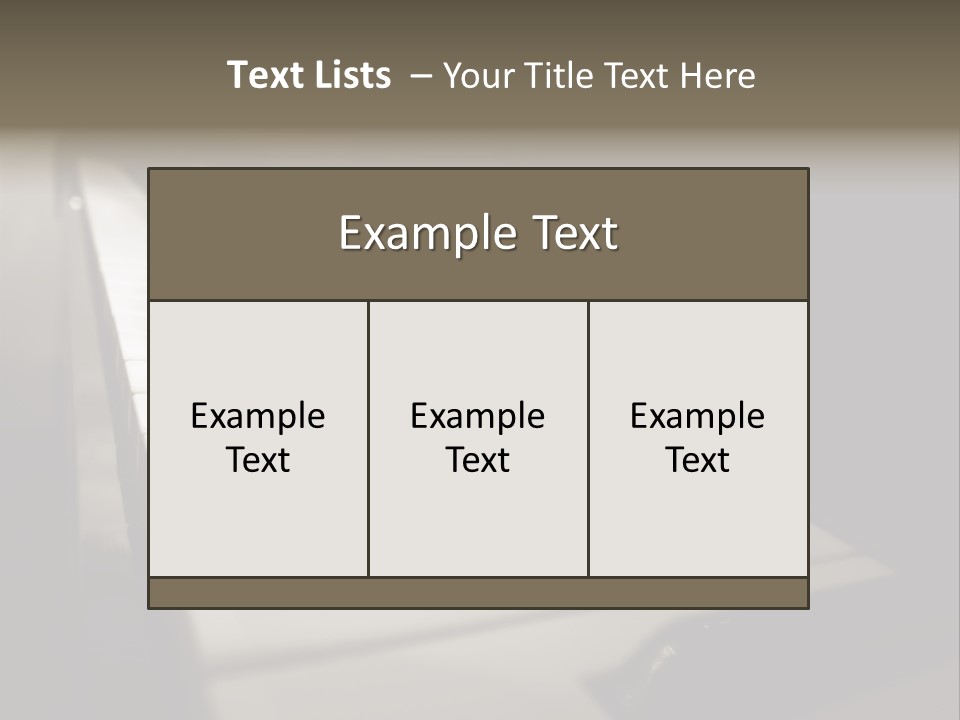 Merchandise Alley Busy PowerPoint Template