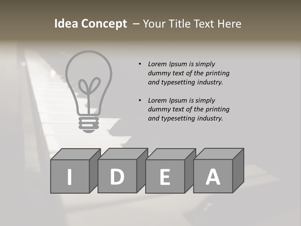 Merchandise Alley Busy PowerPoint Template