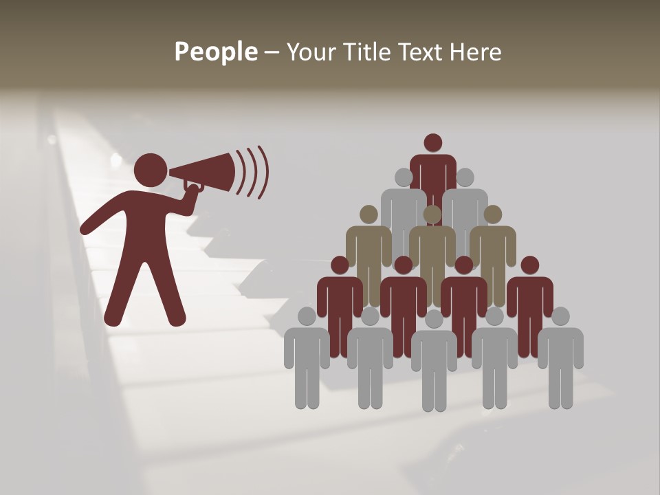 Merchandise Alley Busy PowerPoint Template