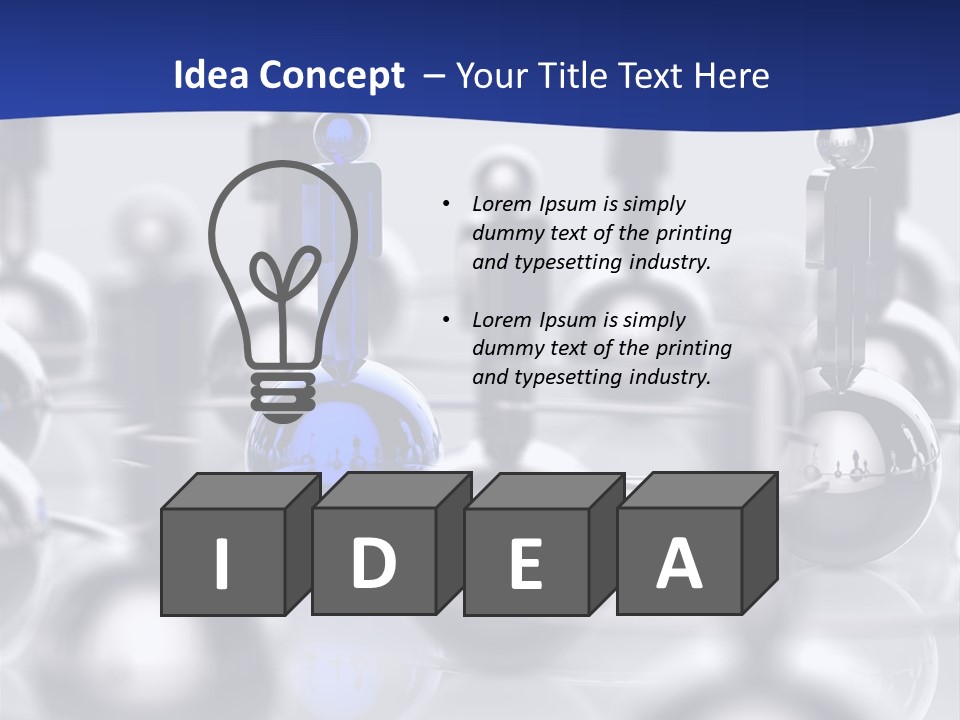 Merchandise Commerce Illumination PowerPoint Template
