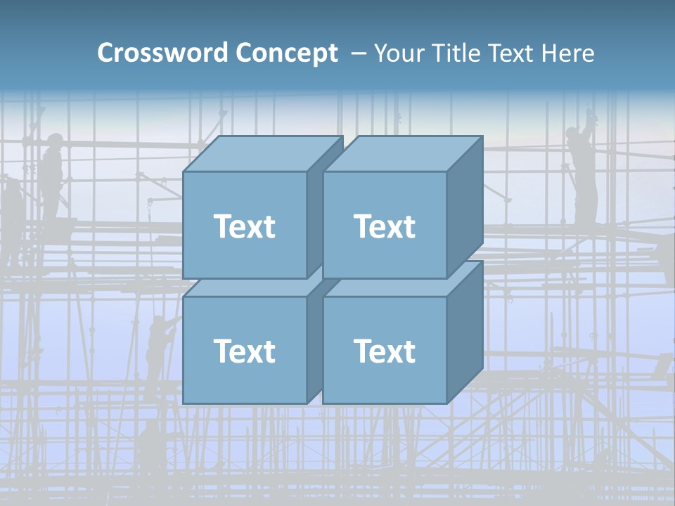Busy Winter Window PowerPoint Template