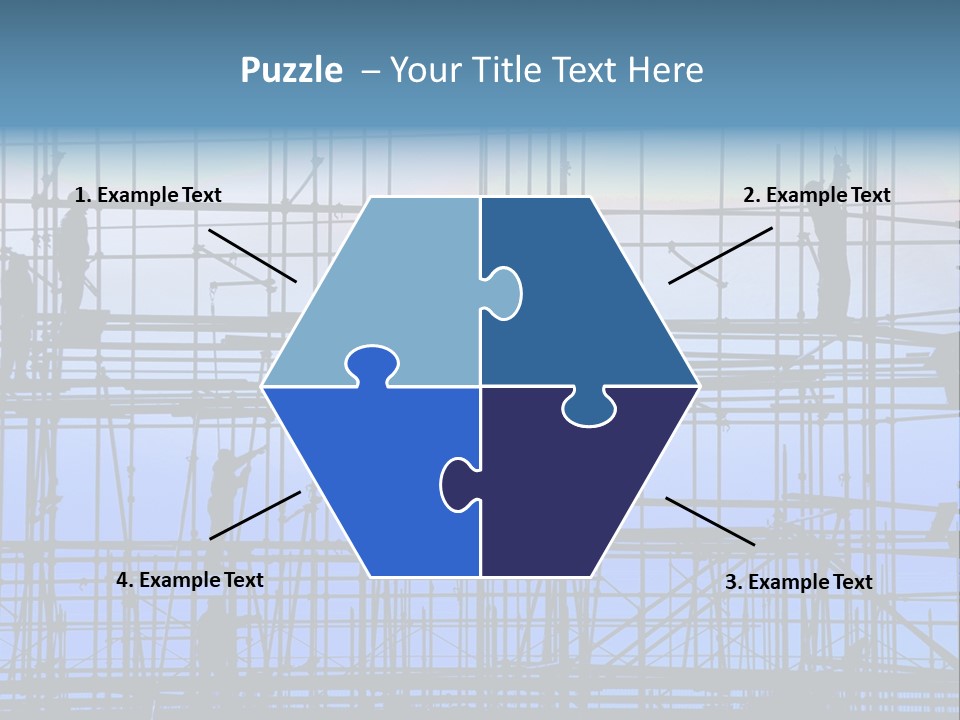 Busy Winter Window PowerPoint Template