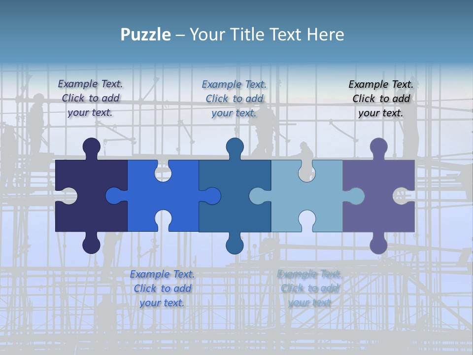 Busy Winter Window PowerPoint Template