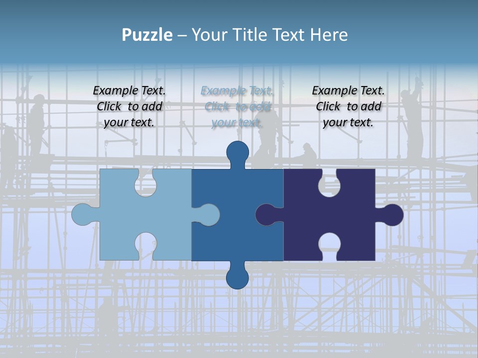 Busy Winter Window PowerPoint Template