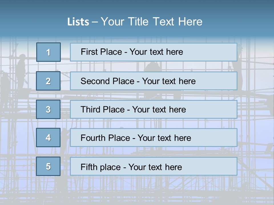 Busy Winter Window PowerPoint Template