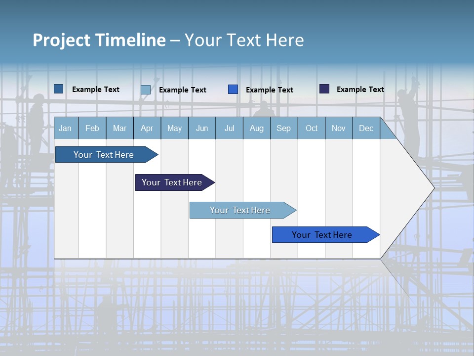 Busy Winter Window PowerPoint Template