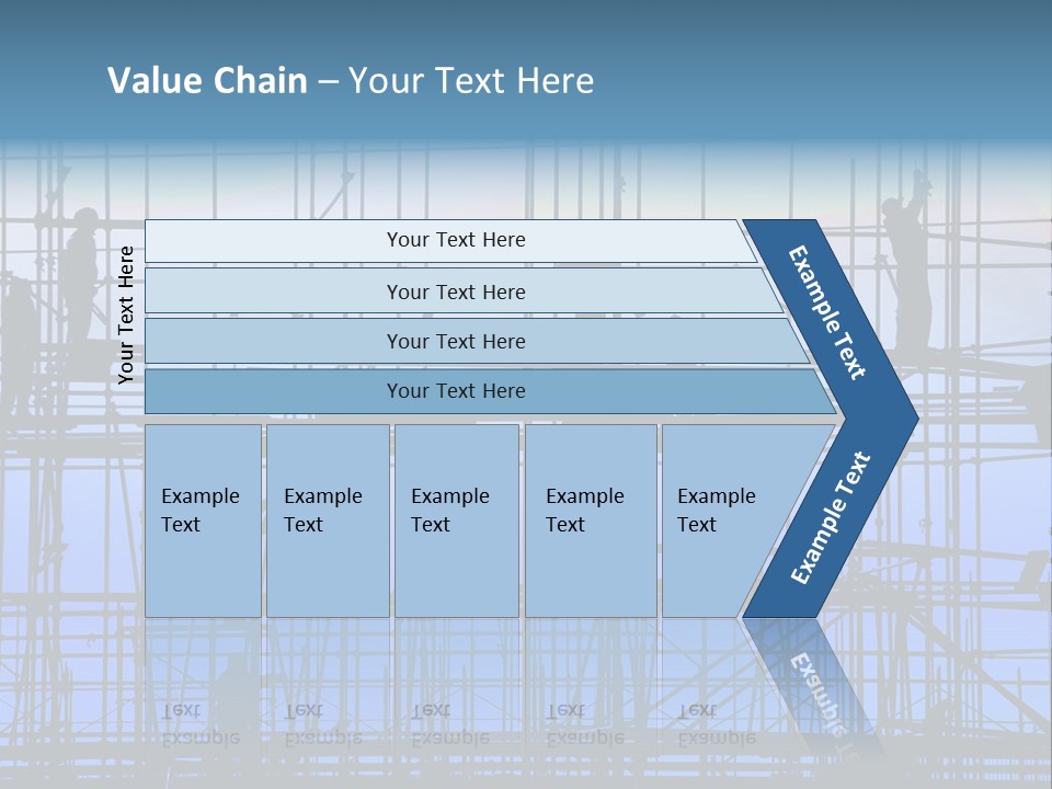Busy Winter Window PowerPoint Template