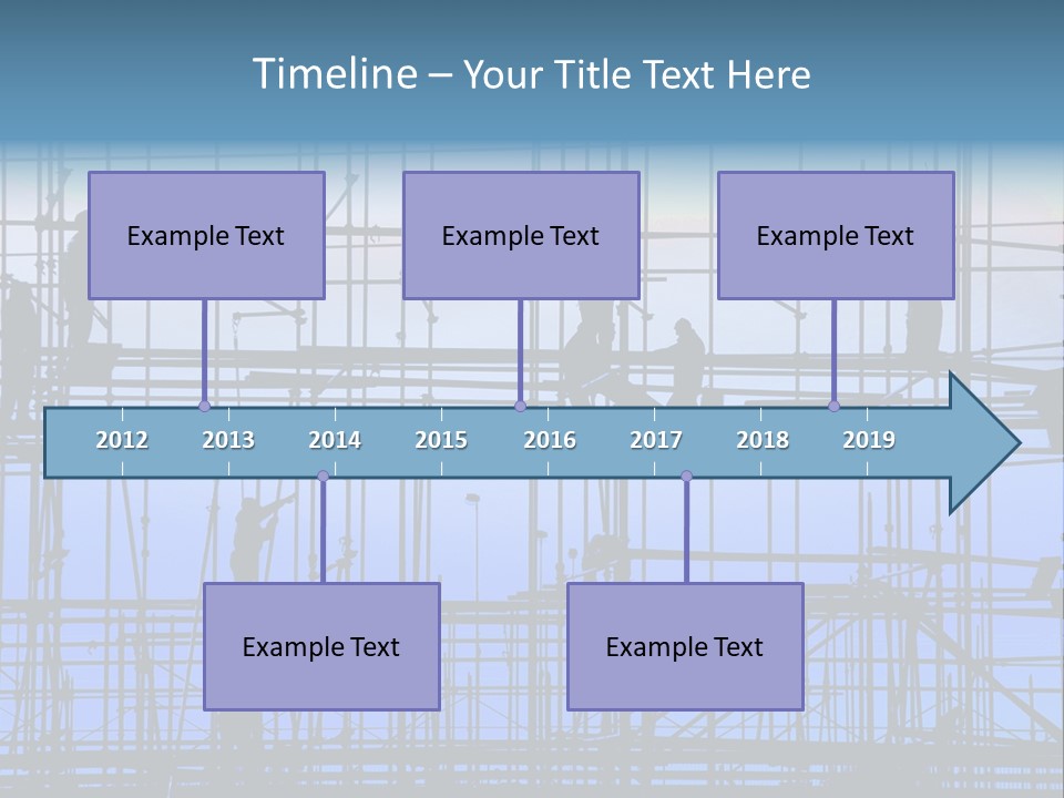 Busy Winter Window PowerPoint Template
