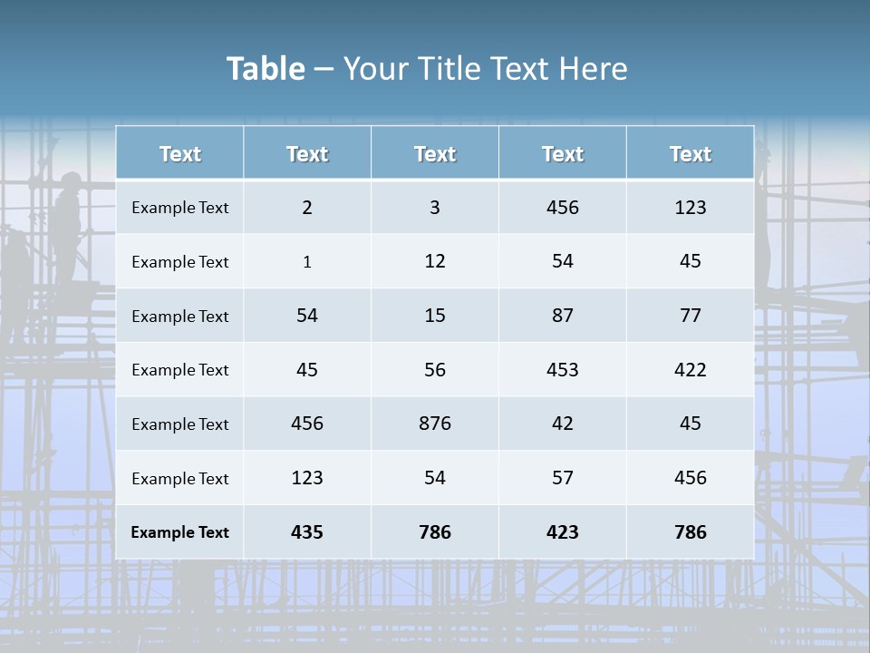 Busy Winter Window PowerPoint Template