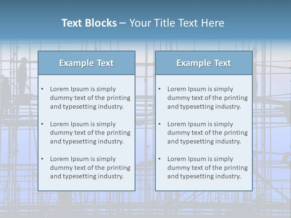 Busy Winter Window PowerPoint Template