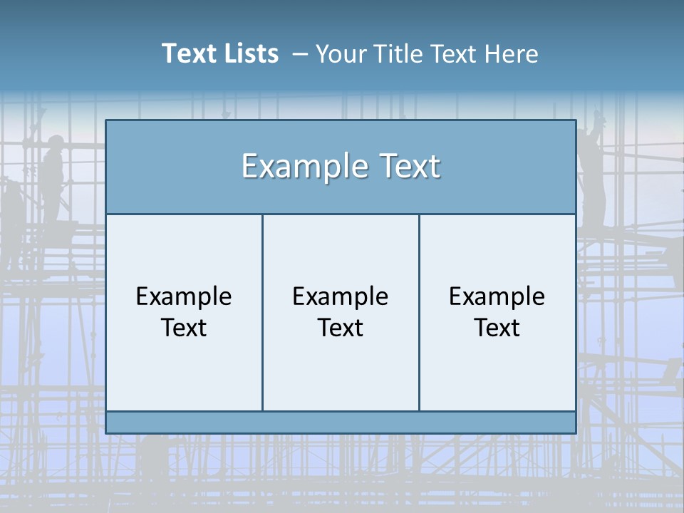 Busy Winter Window PowerPoint Template