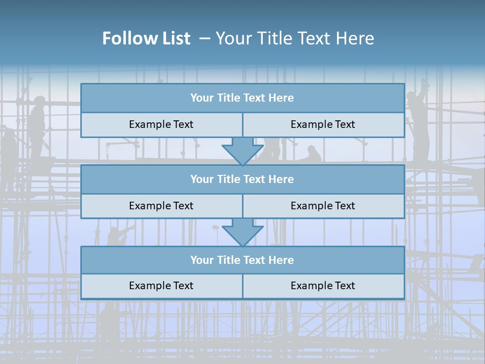 Busy Winter Window PowerPoint Template