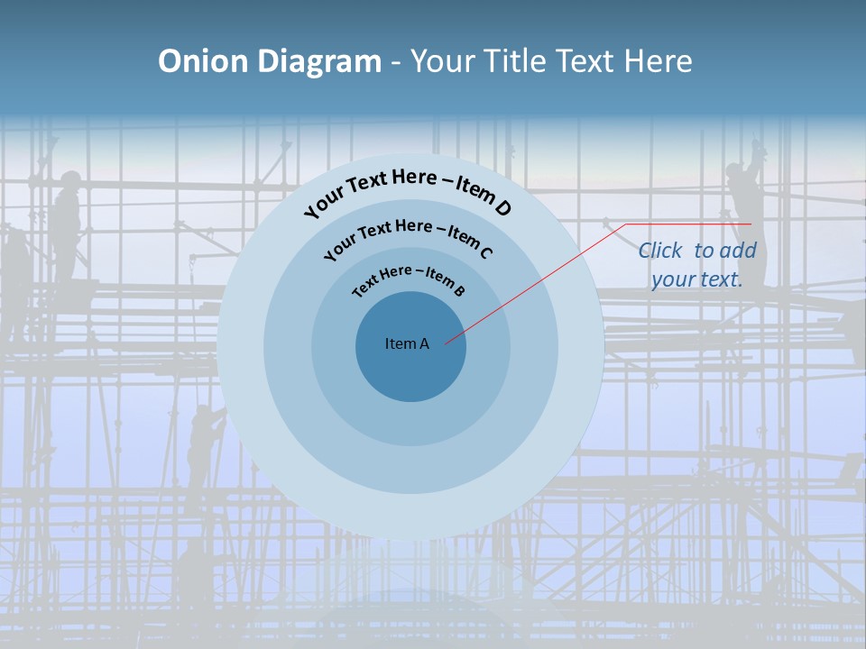 Busy Winter Window PowerPoint Template