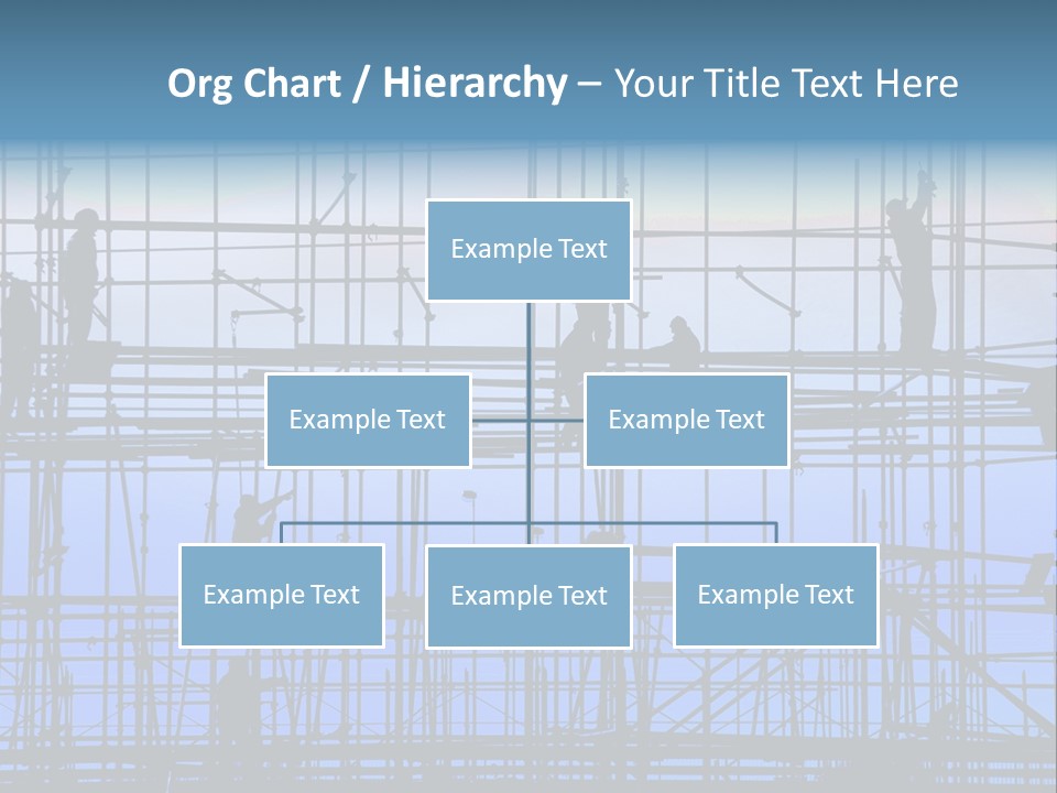 Busy Winter Window PowerPoint Template