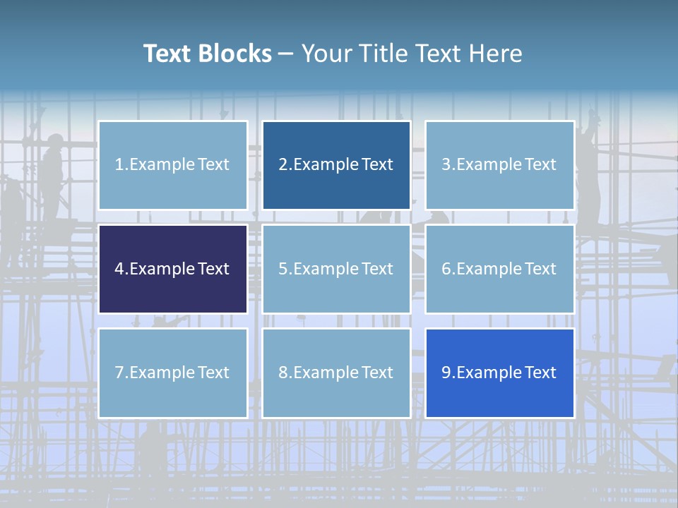 Busy Winter Window PowerPoint Template