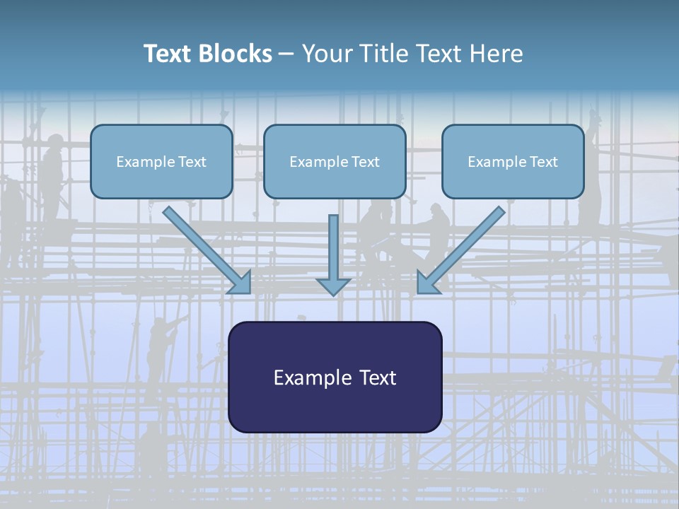 Busy Winter Window PowerPoint Template